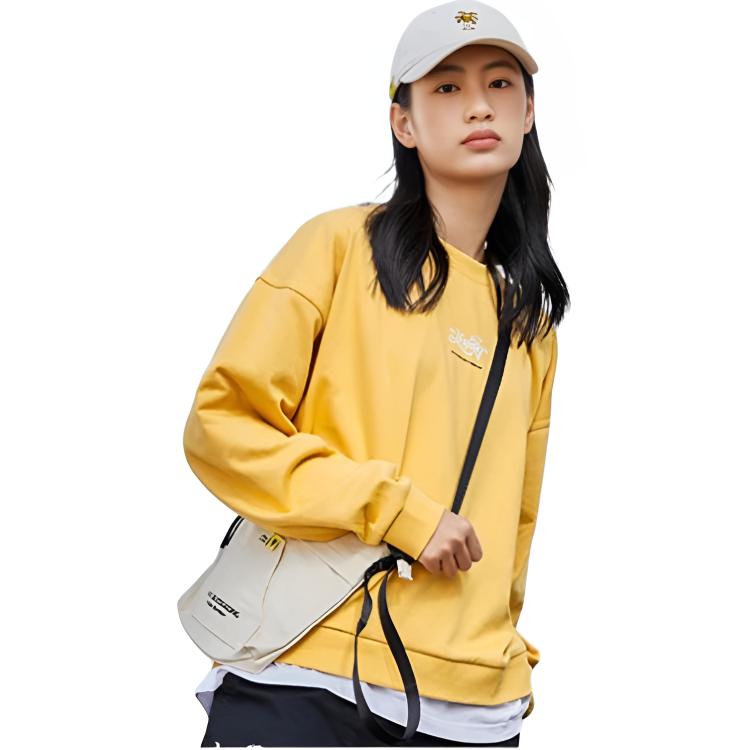 Свитшот для скейтборда Li Ning Унисекс Светло-охряно-желтый AWDR447-2