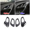 For Renault Kadjar 2015- Car Central Console Part Trim Frame Cover Car Interior Styling Modify Carbon Fiber Color