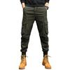 SUNDAY ROSE Military Cargo Solid Tactical Skinny Long Work Pants with and All Size Army Green Men's Pants, Cotton, Pants, Multi-Pockets Zipper,