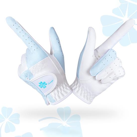 1 пара перчаток для гольфа с застежкой-лентой, износостойкие, нескользящие, дышащие, эластичные, впитывающие влагу перчатки, спортивные принадлежности