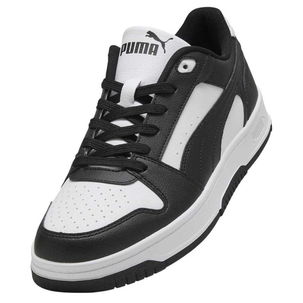 Puma Rebound Slam Panda Colorway Classic Versatile Style Unisex Sneakers Black 407169-01