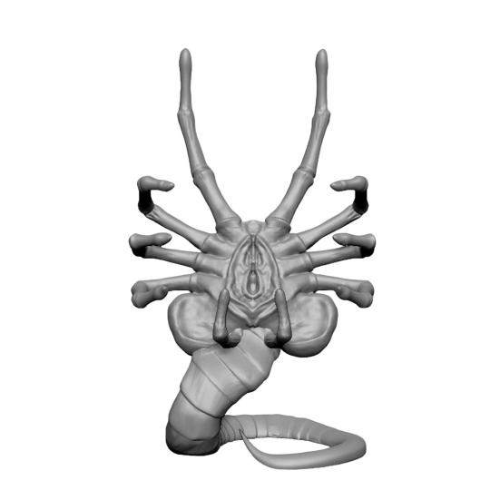 Alien Facehugger Phone Stand 3D Printed 18cm Sci-Fi Decor Figure Stable Dock for Hands-Free Viewing Unique Gift for Alien Fans And Enthusiasts