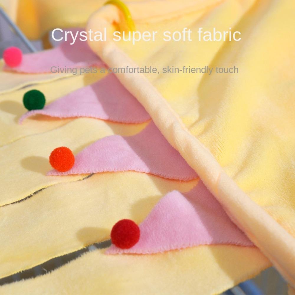 Кисточка Полоска Морская Свинка Палатка для Питомца Занавеска Хомяк Укрытие Угол Гнездо Аксессуары для Клетки