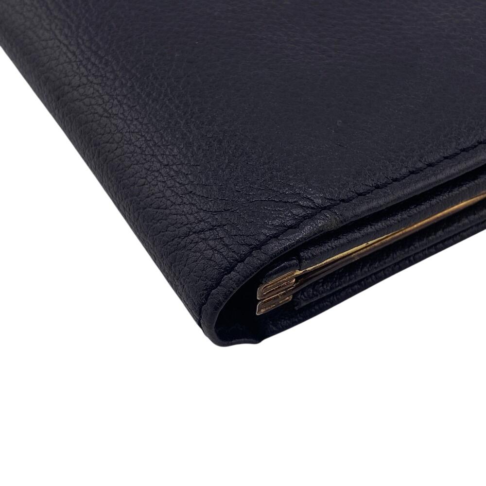 Yves Saint Laurent Кошелек-кошелек с логотипом YSL из кожи черный кожаный мужской Б/У