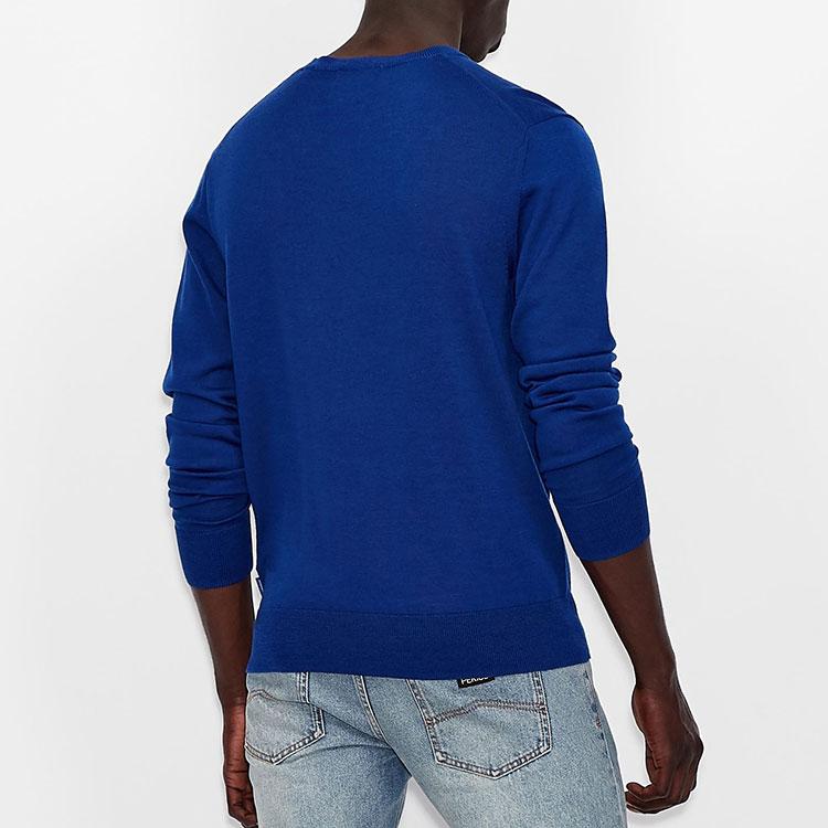 ARMANI EXCHANGE Intarsia Logo Wool Jumper 8NZM4R-ZM8AZ