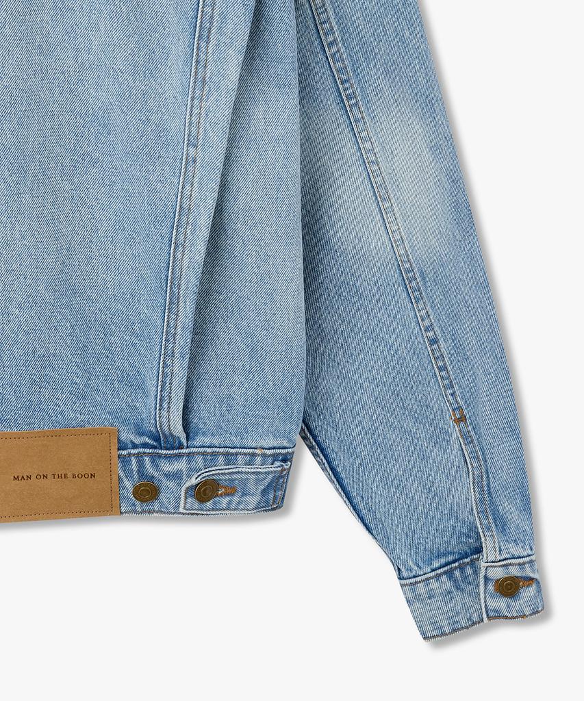 Man On The Boon Trucker Denim Jacket_Blue 4716109024
