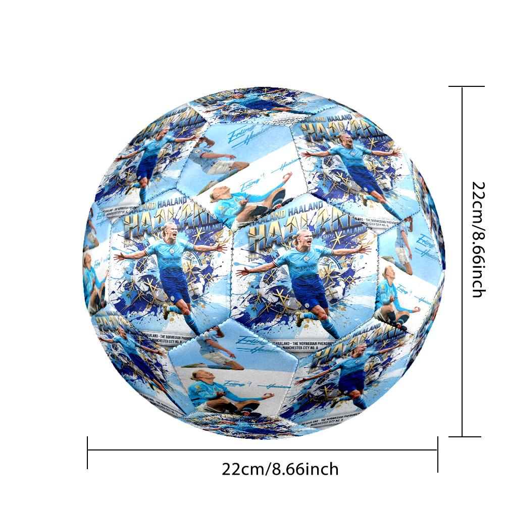 Haaland 9 Norway Football Soccer Ball Size 5 Football Machinestitched Indooroutdoor Universal Football Surprise Collection Gift