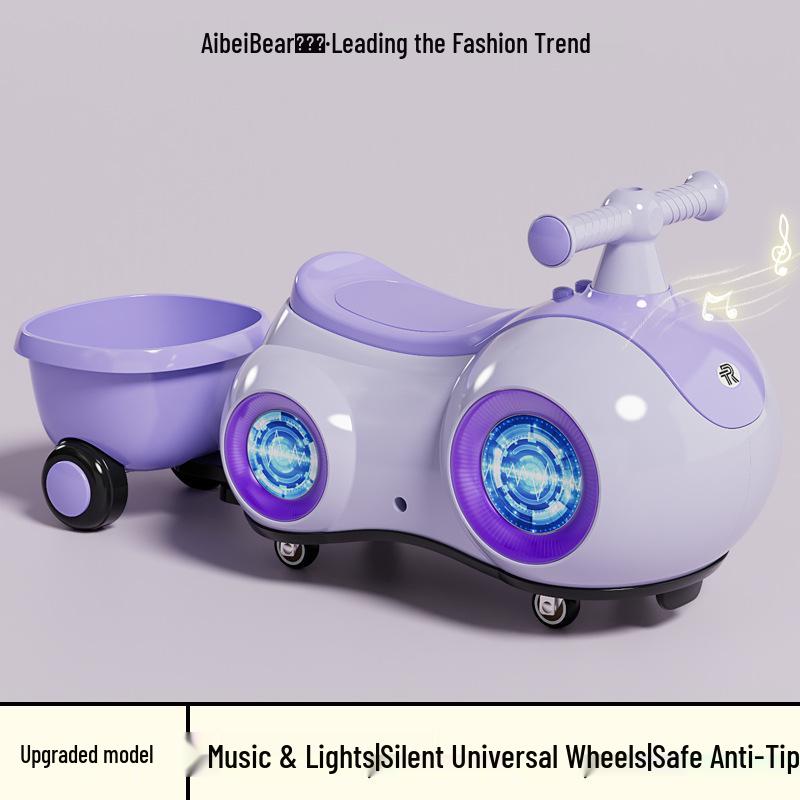 Одобренные знаменитостями детские ходунки и беговел: Бесшумная, противоударная машина-твист для детей в возрасте 1-3 лет