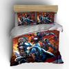 Superheroes in dynamic poses. Bedding sets Duvet cover sets Duvet covers Pillowcases(1 * Duvet Cover 2 * Pillowcases without duvet insert)