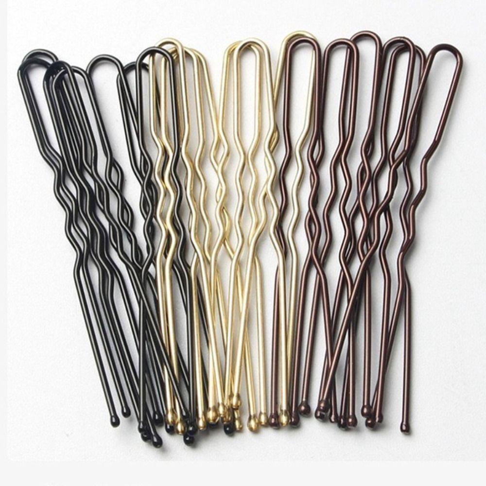 50 шт. заколка для волос U-образная заколка-невидимка для волос металлические заколки для волос женские