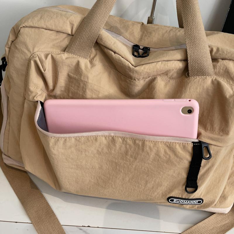 Женская легкая складная дорожная сумка-дафл, большая вместимость, много отделений, дорожная сумка для багажа, нейлоновые спортивные сумки-тоут для спортзала