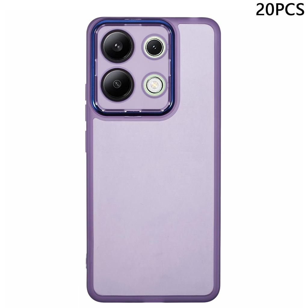 Bulk Purchasing 20Pcs For Xiaomi Redmi Note 13 4G Case Electroplated Camera Frame TPU Phone Cover Precise Cutouts