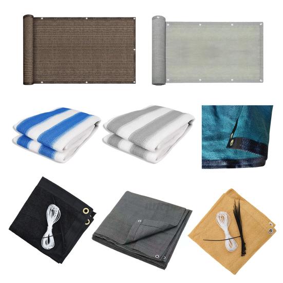 5x0,9 м балконный экран ограждение защита от ультрафиолета устойчивый к погодным условиям экран для перил апартаментов прочная ветрозащитная сетка солнцезащитный козырек