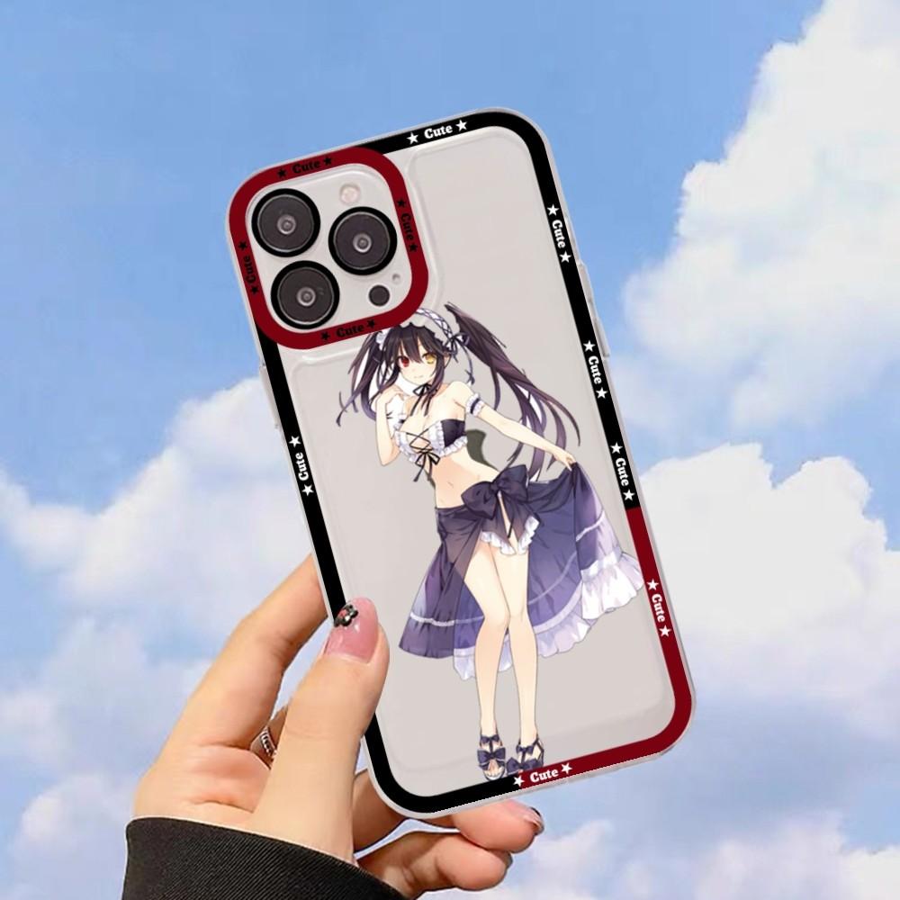 Чехол для телефона Date A Live Tokisaki Kurumi для iPhone 13 14 Pro Max XS XR 12 11 Pro 13 Mini 6 7 8 Plus, мягкая прозрачная задняя крышка