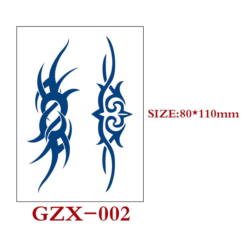 Травяная полуперманентная наклейка-тату, Полуперманентная наклейка-тату, Водостойкая, Потостойкая татуировка