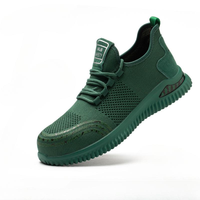 Дышащая, противоударная и противопрокольная стальная изоляция носка защитная рабочая защитная обувь