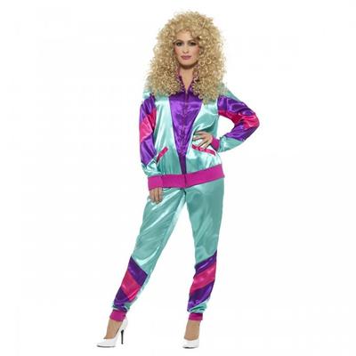 Женский/дамский комплект костюмов в стиле 80-х Shell Suit