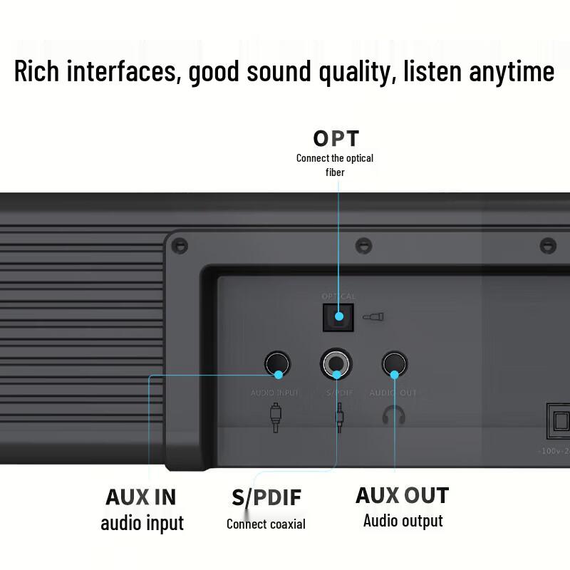 Саундбар для ТВ Newmine G-507, система домашнего кинотеатра с двумя микрофонами