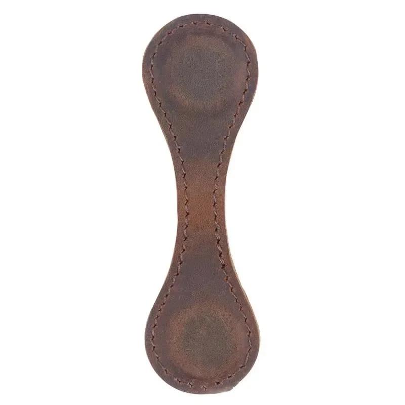 Новая ПУ Натуральная Кожа Магнитная Закладка Двусторонняя Магнитная Пряжка Клипса для Разделения Страниц Блокнота Учебные Аксессуары для Чтения