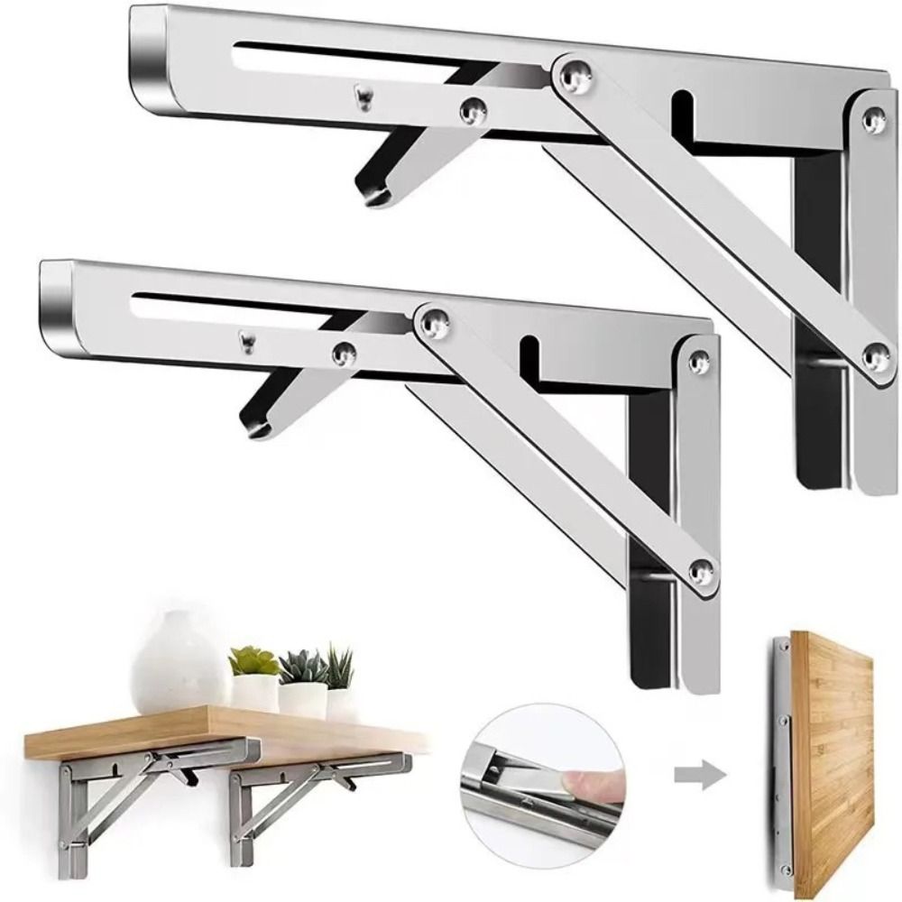Collapsible Wall Mounted Support Furniture Accessories Support Bench Board Home Triangle Bracket
