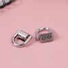 2Pcs D Ring Bag Side Clip Buckles Screw Handbag Chain Handles Connector Hanger