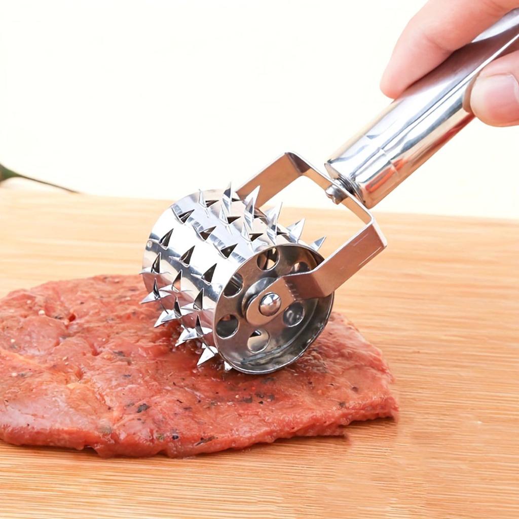 Kitchen Tools: Stainless Steel Tenderizer, Meat Floss, Meat Grinder, Steak Meat Wheel, Household Kitchen Small Tools
