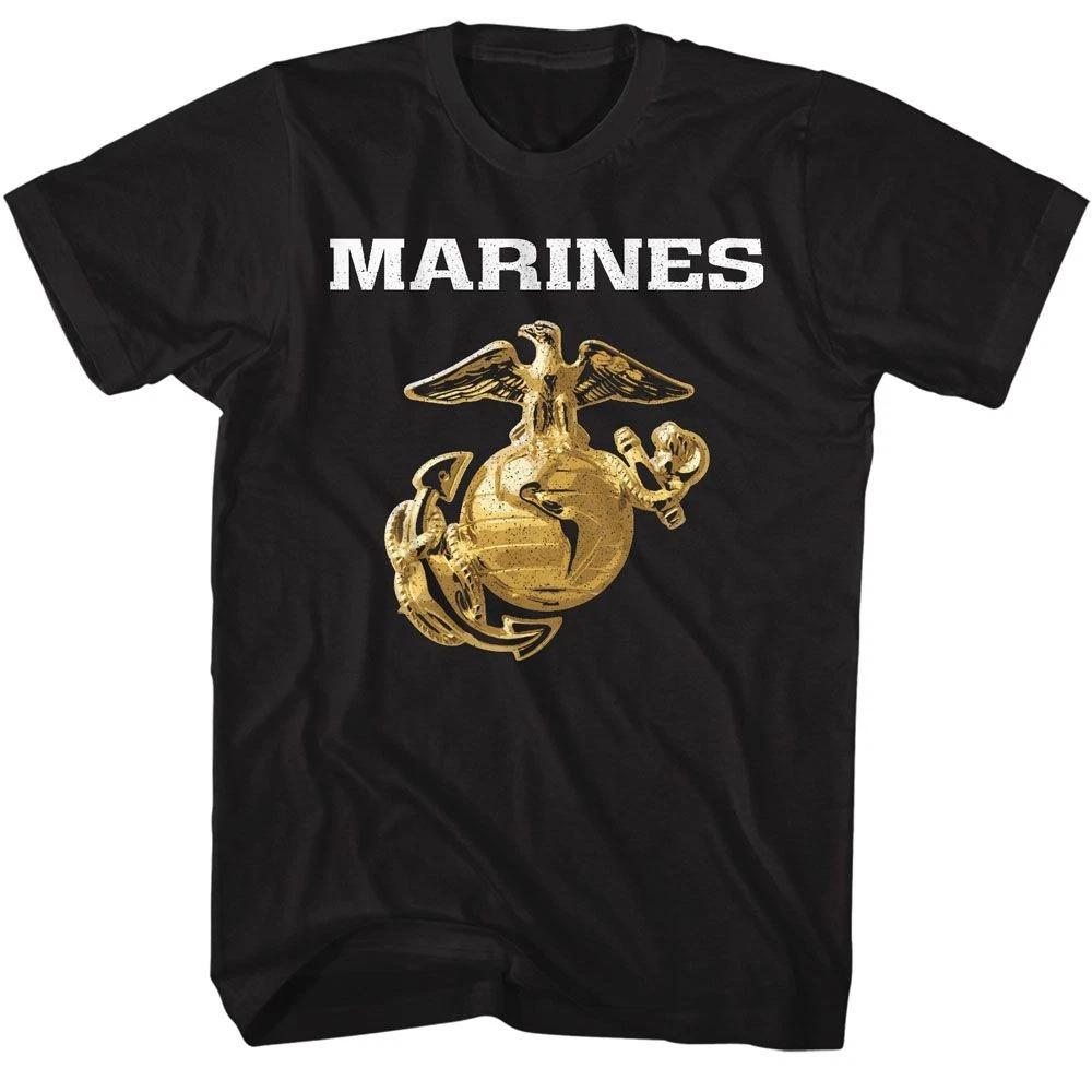 Marines USMC Enlisted Emblem Black Brands Children's T-shirt