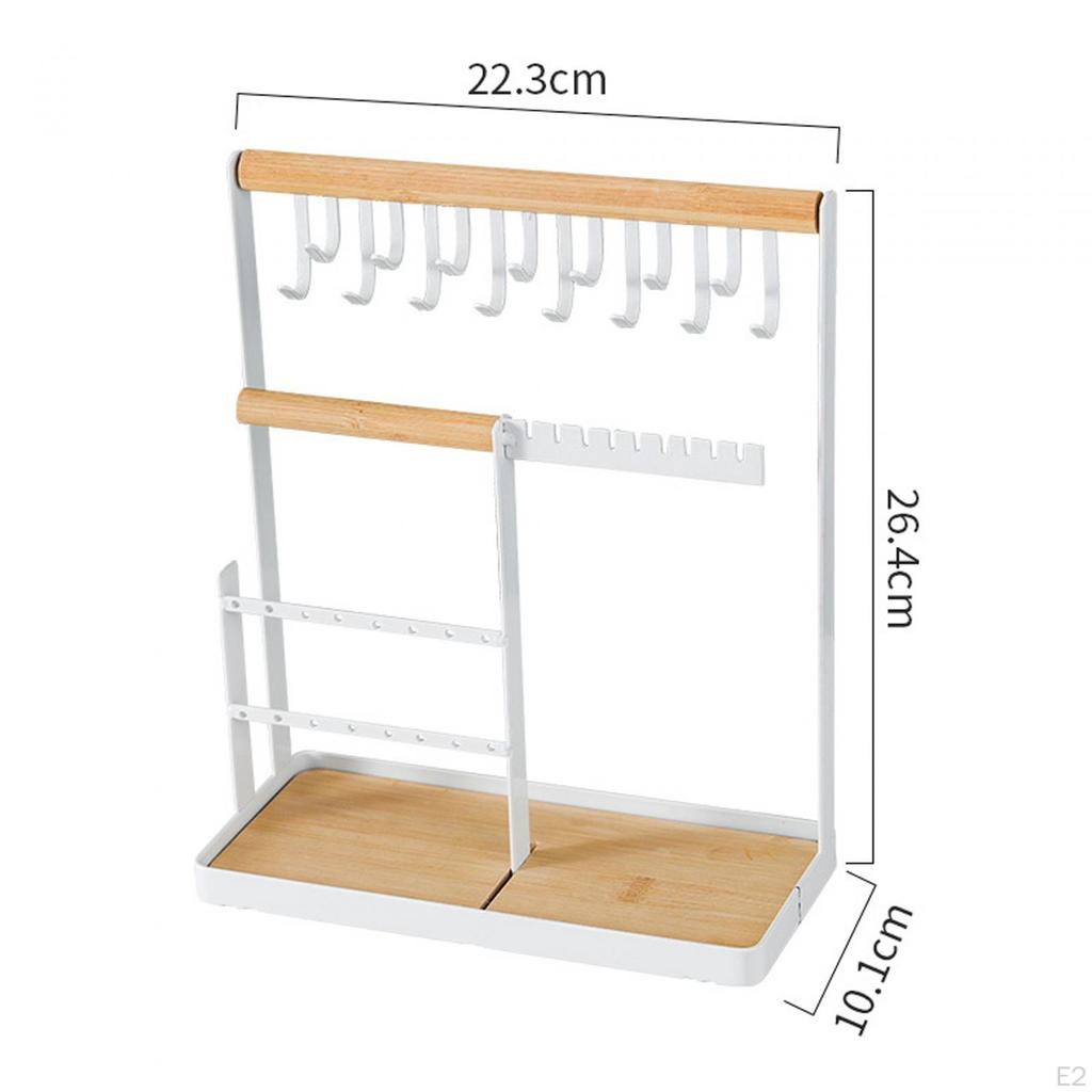 Necklace Jewelry Rack Holder Jewellery with Hooks Ornaments Elegant Bracelet Nordic Tradeshow