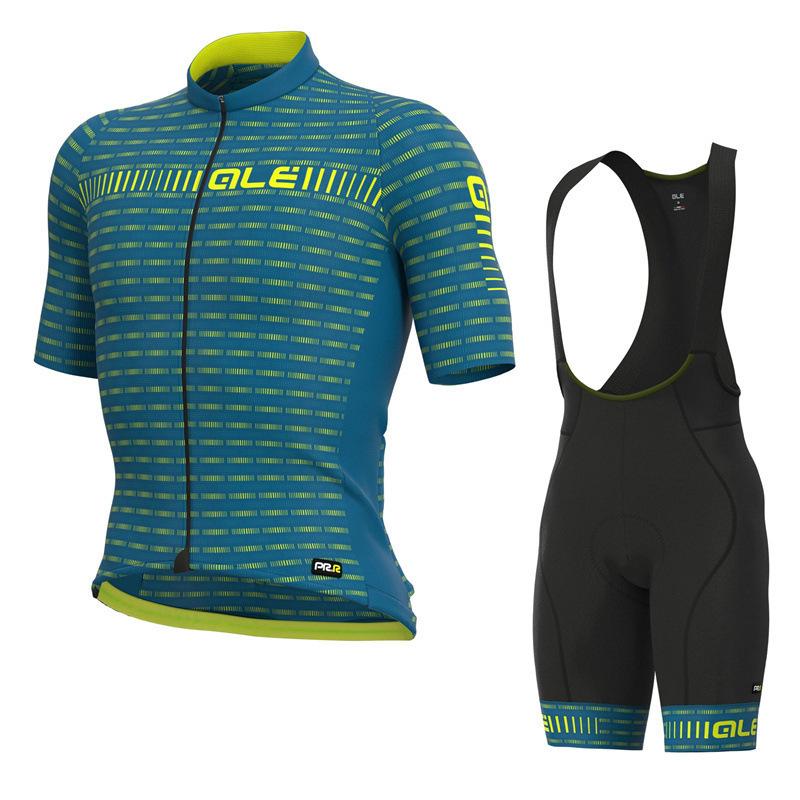 Cross-border new ALE cycling suit short-sleeved suit men's and women's breathable bicycle Tour de France team version cycling sweatshirt