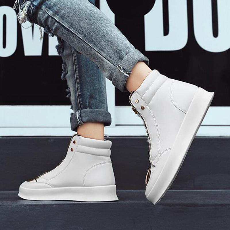 Модные мужские ботильоны, кроссовки с высоким вырезом, баскетбольная обувь, тигровая леопардовая обувь на платформе, скейт-спортивная спортивная обувь, повседневная обувь для мужчин