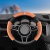 Four Season Universal Leather Car Steering Wheel Cover Auto Interior Decoration Anti-slip Protector Decoration Cover