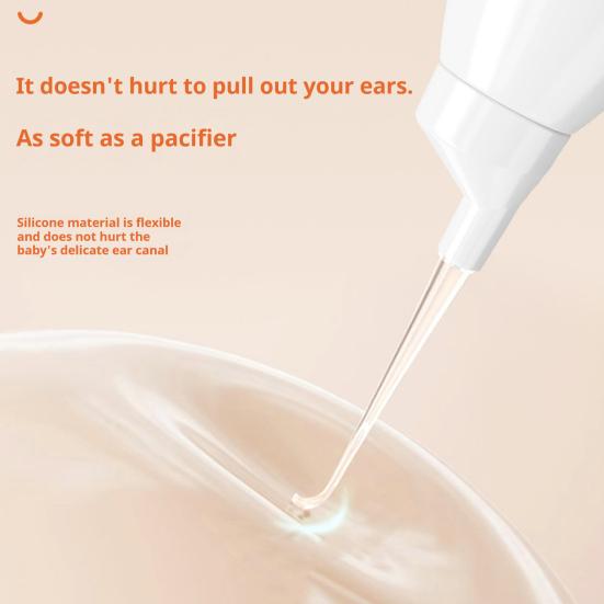 Electric Ear Wax Remover with Built-in LED Lights Ear Pick Spoon Low Noise Washable USB Charging Spiral Ear Cleaning Tool for Kids Adults