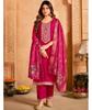 Designer Indian Women Kurta Pant Dupatta Set Bollywood Top Tunic Kurti Salwar Suit Dress