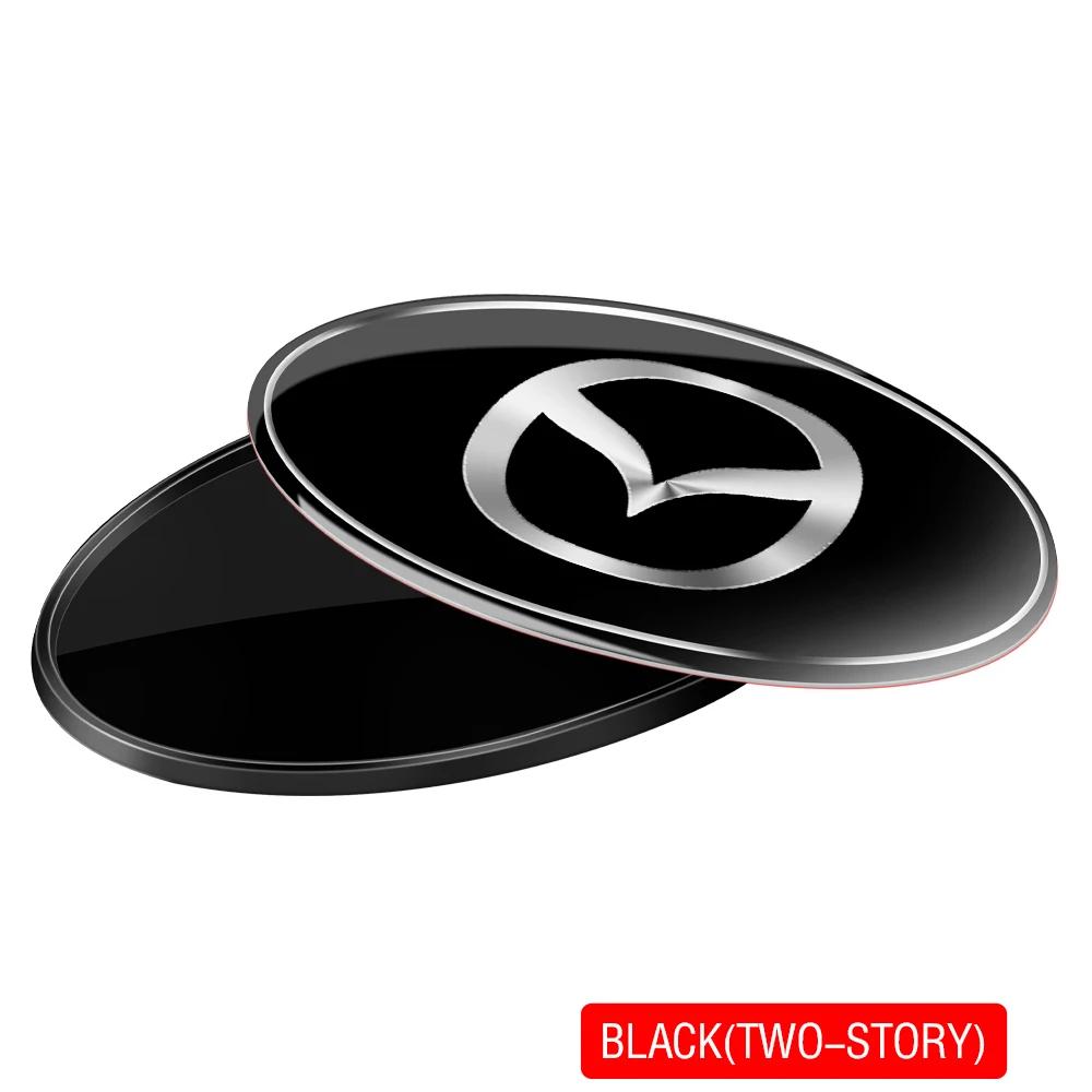2025 Hot 3D ABS Aluminum Car Sticker Body Trunk Decoration Sticker Accessories For Mazda 2 3 7 Axela CX-5 CX-3 CX-7 MPS MS Atenz