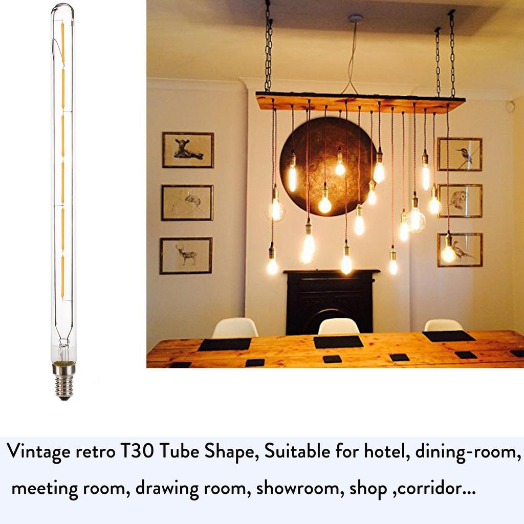 E14 SES 6W T20 Винтажные ретро светодиодные лампы накаливания теплый белый 220В лампа ST195