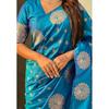 Beautiful Saree Is Elegantly Decorated with Gorgeous Solid Jacquard Weave That Gives a Perfect Look To the Outfit.
