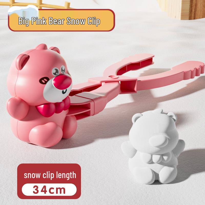 Extra Large Cartoon Snowball Maker for Kids - Winter Toy for Outdoor Fun