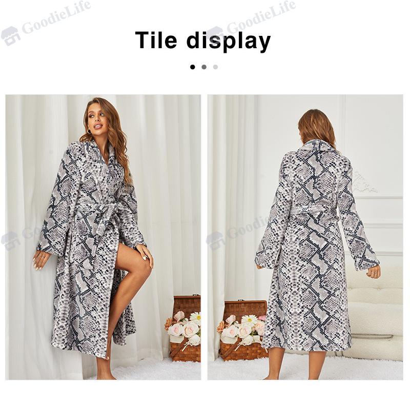 Толстый фланелевый халат для женщин, зимний теплый флисовый халат, длинная одежда для сна с капюшоном, уютная домашняя одежда