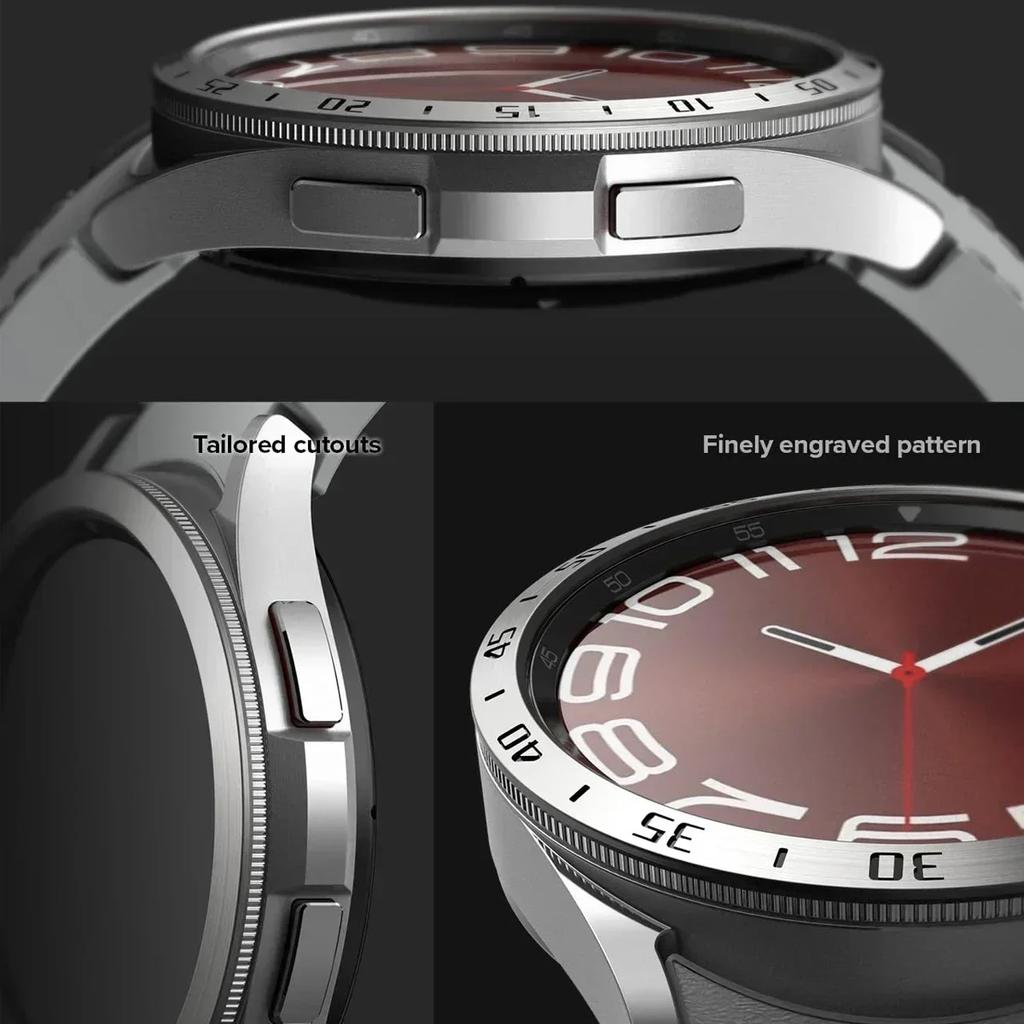 Металлическое кольцо-безель для Samsung Galaxy Watch 6 Classic 47 мм 43 мм 46 мм 42 мм Защитный чехол со шкалой времени/скорости для часов 6/5/4 40 мм 44 мм