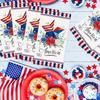20Pcs 250th American Independence Napkins, Dinner Paper Dining Table Decor for Birthday Party United States Party Supplies