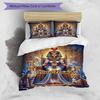 3PC Custom Name Egyptian Queen's Majesty Bedding Set Duvet Cover Closure Includes 1 Duvet Cover & 2 Pillowcases for Bedroom