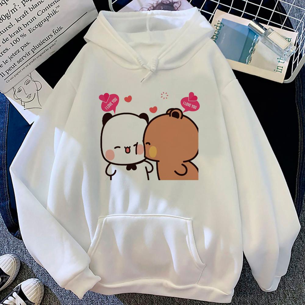 Толстовки Bubu Dudu, женские толстовки унисекс Kawaii, эстетичная уличная одежда 2023, женские японские толстовки