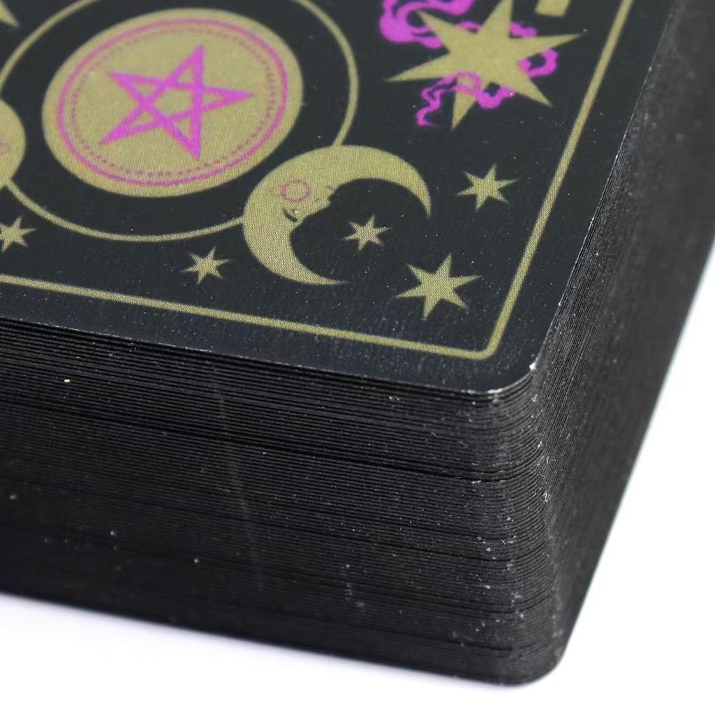 10.3*6cm The Witch of The Forest’s Tarot Magick Deck: 78 Cards with Guidebook for Beginners Gilded Black Edges