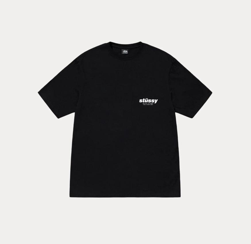 2025 Stussy Rollers T-Shirt Black 1905160 Unisex T-Shirt