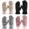 Thick Plush Gloves  Outdoor Guantes Fashion Touchscreen Gloves  Lady