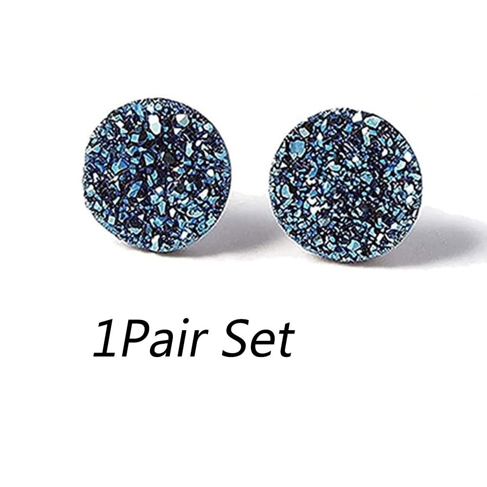 Магнитологические лимфвитационные германиевые серьги, непирсинговые серьги для акупрессуры, магнитные серьги-гвоздики для женщин и мужчин, магнитные серьги с кристаллами