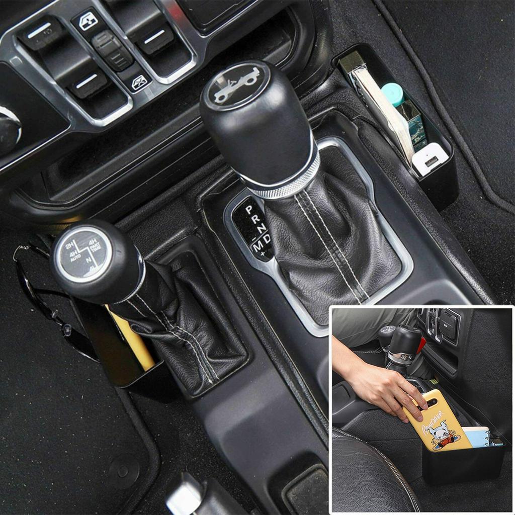 Ящик для хранения переключения передач для Jeep Wrangler JL Rubicon Sport Sahara Gladiator JT 2018-2022, салон автомобиля