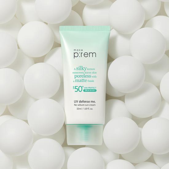 Make Prem UV Defense Me No Sebum Sun Cream 40ml+40ml