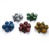 7-Piece Carved Pattern Polyhedral Dice Set - D4 D6 D8 D10 D% D12 D20 - For Tabletop Games