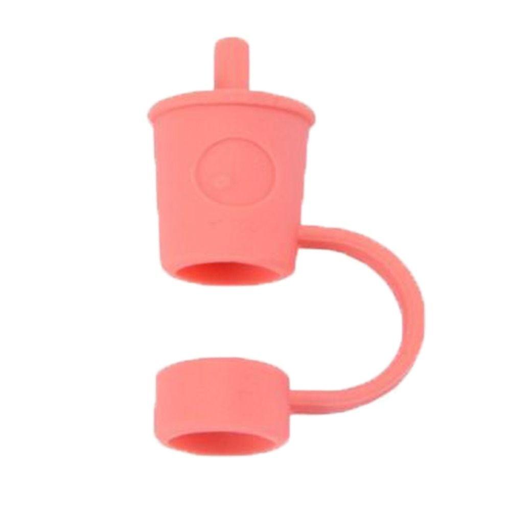 Reusable Straw Tip Caps Dust-Proof Straw Plugs Colorful Straw Tips Lids 8 Mm Straw Tip